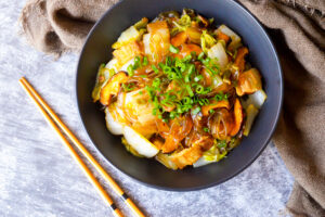 Chinese Napa Cabbage with Glass Noodles